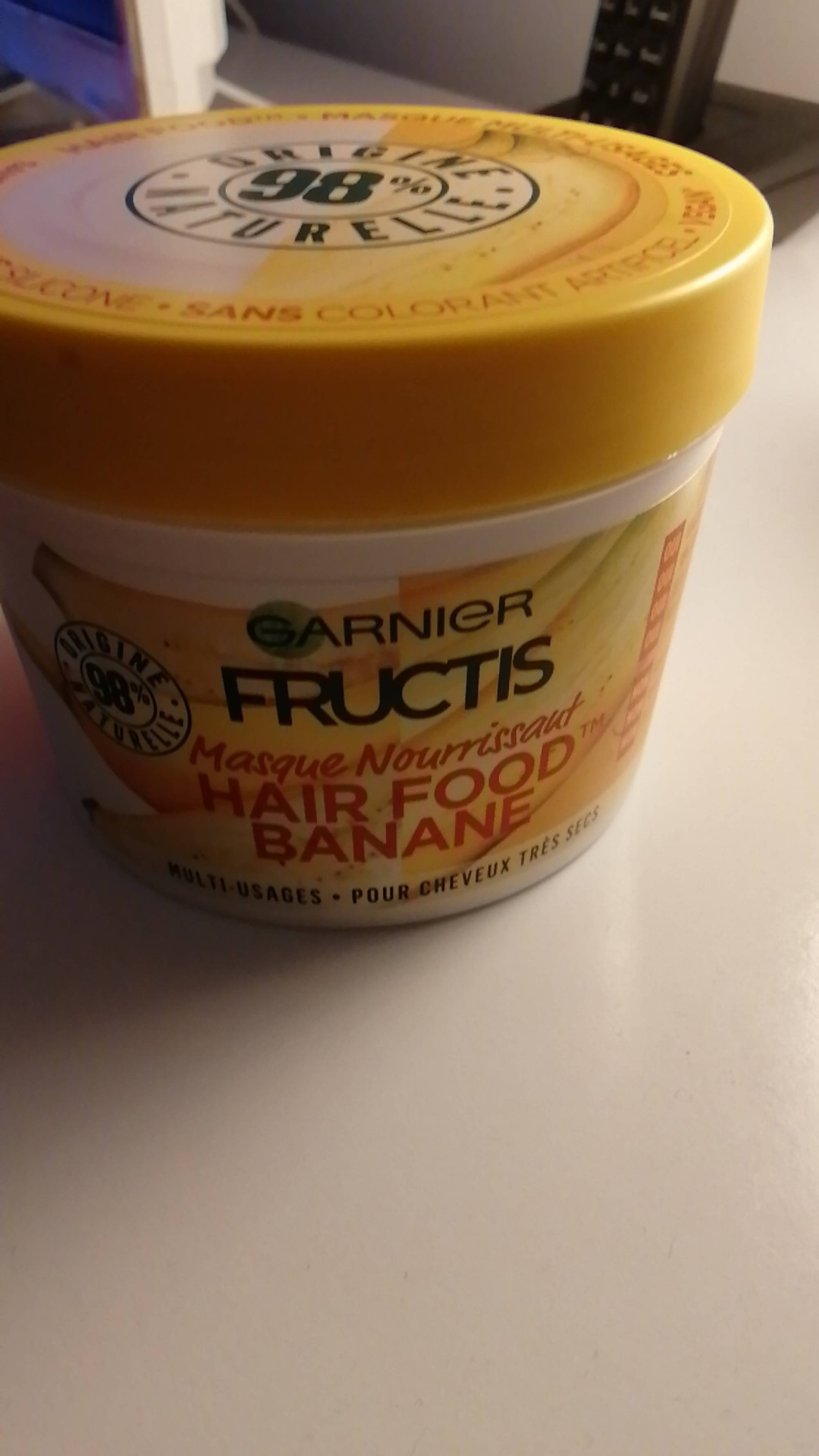 GARNIER - Fructis hair food - Masque nourissant banane