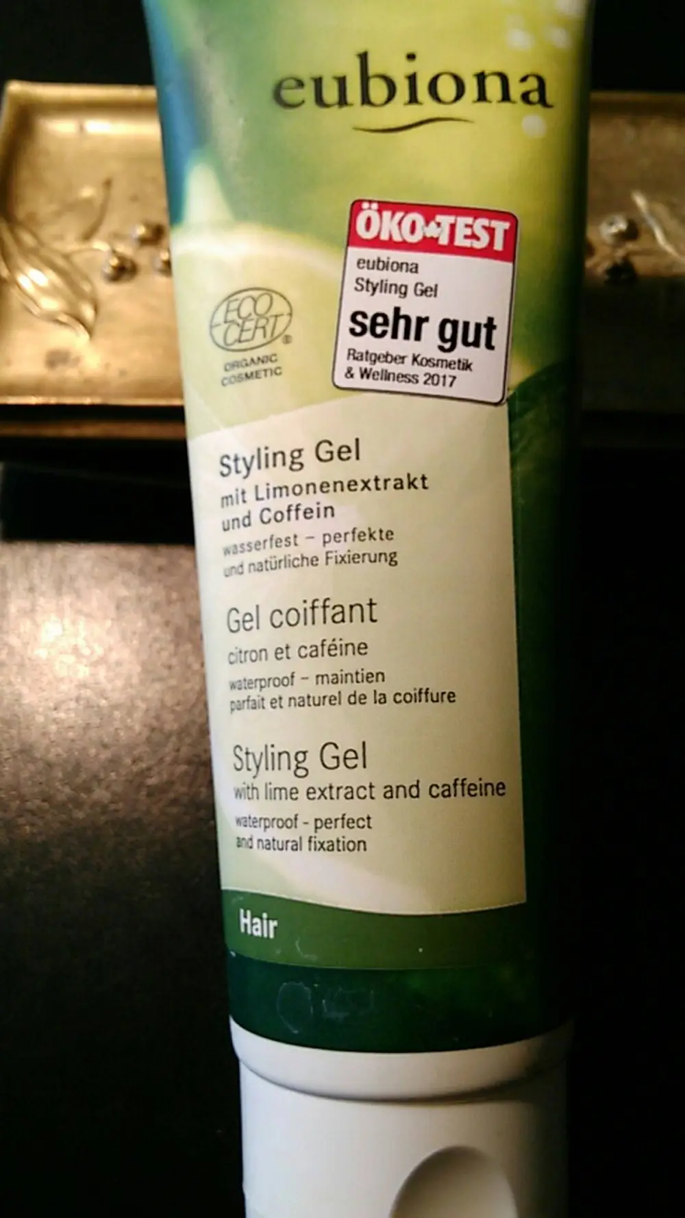 EUBIONA - Gel coiffant - Citron et caféine