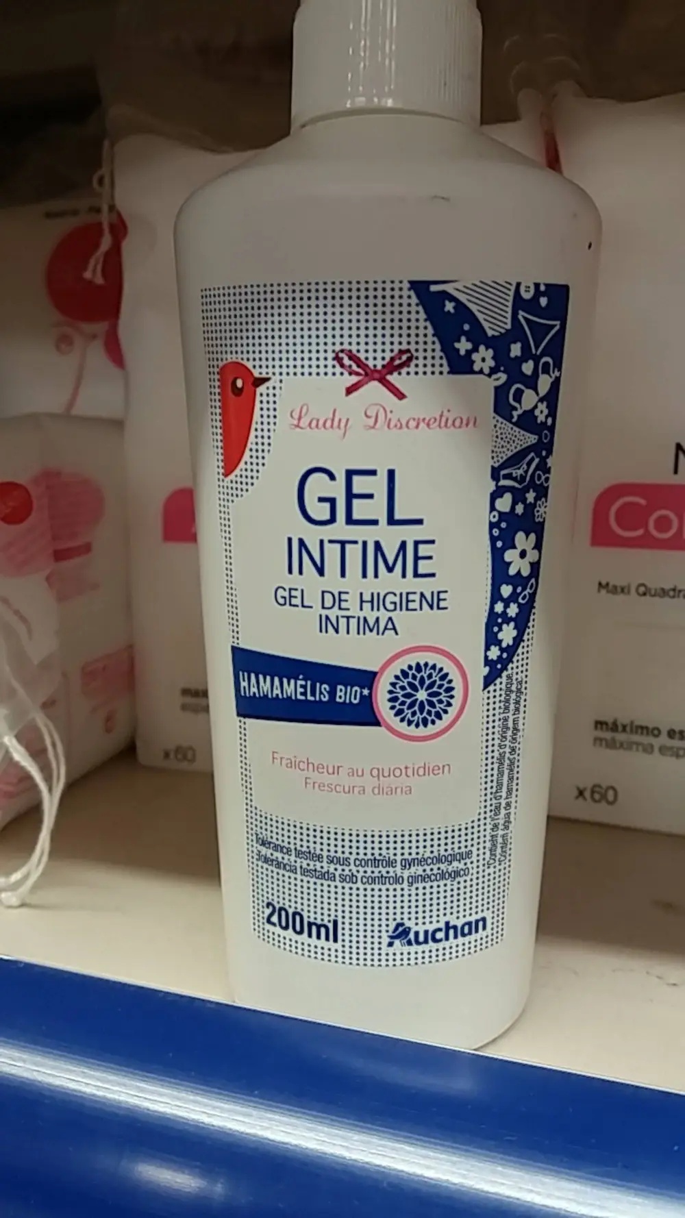 AUCHAN - Lady discretion gel intime