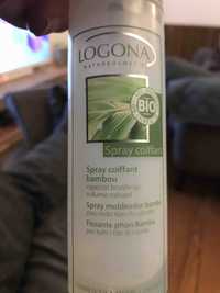 LOGONA - Spray coiffant bambou spécial brushing