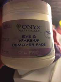 ONYX DERMO LABS - Eye Makeup - Remover pads with oil