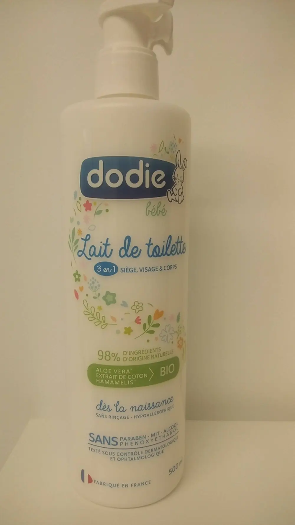 DODIE - Bébé Bio - Lait de toilette bébé 3 en 1