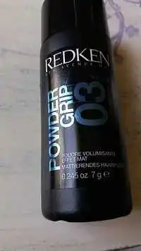 REDKEN - Powder grip 03 -  Poudre volumisante effet mat