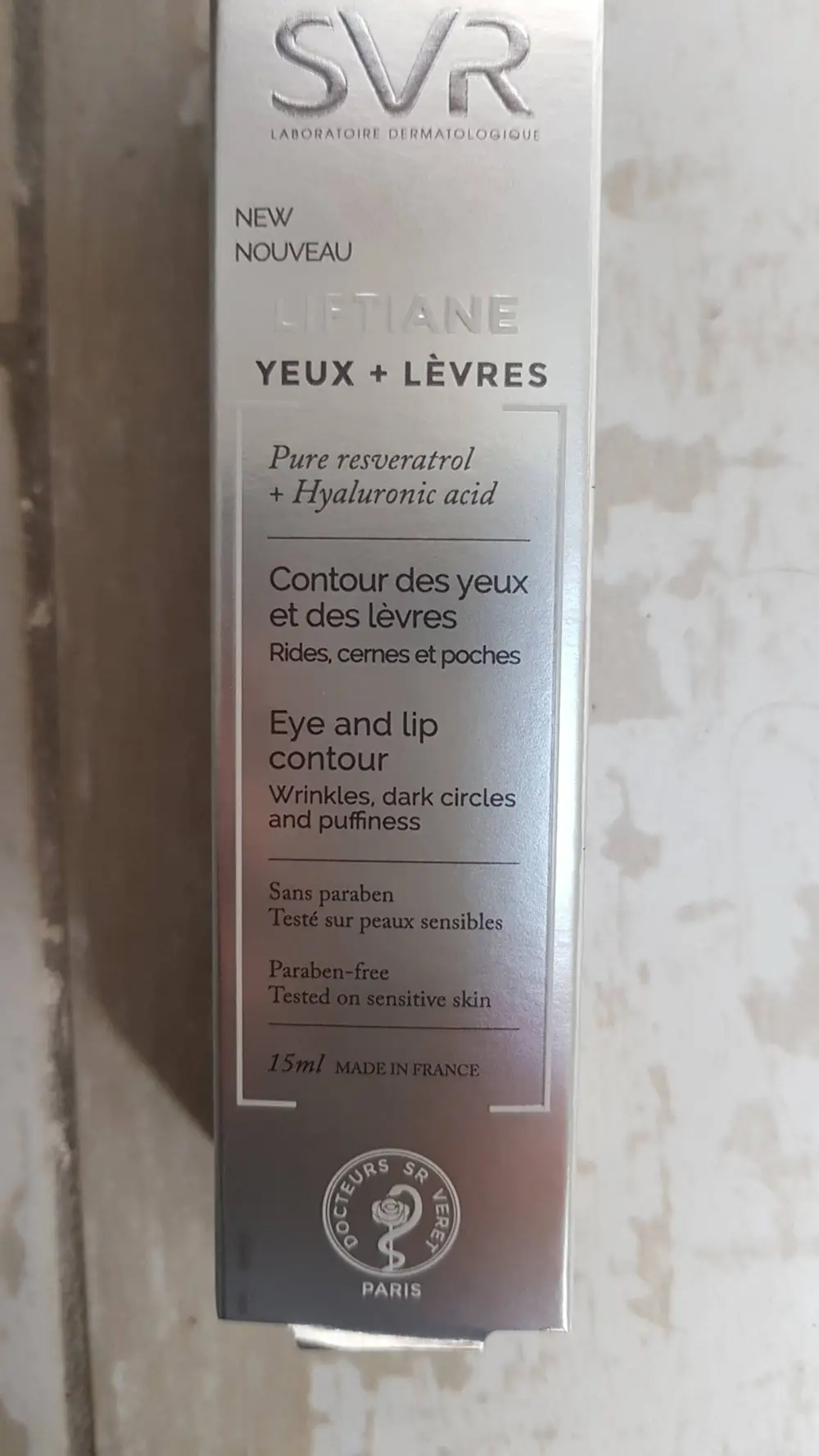 SVR LABORATOIRE DERMATOLOGIQUE - Liftiane - Contour des yeux et des lèvres