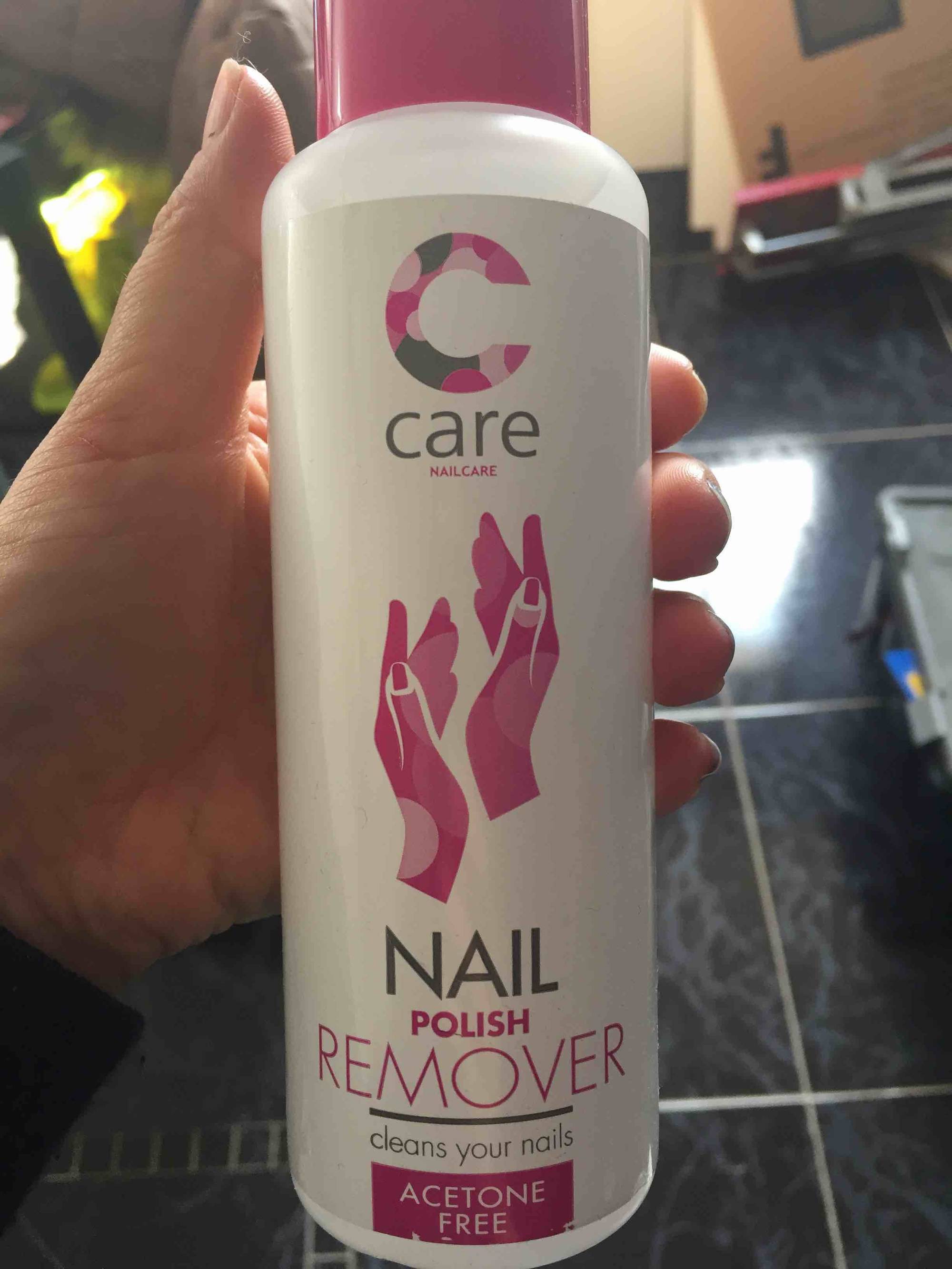 CARE - Nail polish remover Acetone free