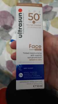 ULTRASUN - Face tinted honey - SPF 50+