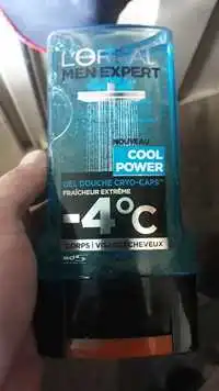 L'ORÉAL - Men expert - Cool power Gel douche cryo-caps