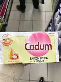 CADUM - Savon doux surgras beurre de karité et amandes douces bio