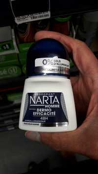 NARTA - Déodorant homme - Dermo efficacité 48h - Fraîcheur marine