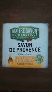 MAÎTRE SAVON DE MARSEILLE - Extra doux - Savon de Provence huile d'argan bio 