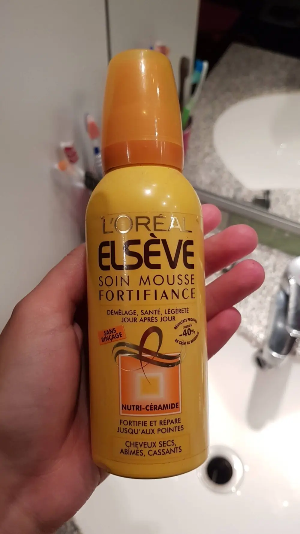 L'ORÉAL - Elseve - Soin mousse fortifiance sans rinçage