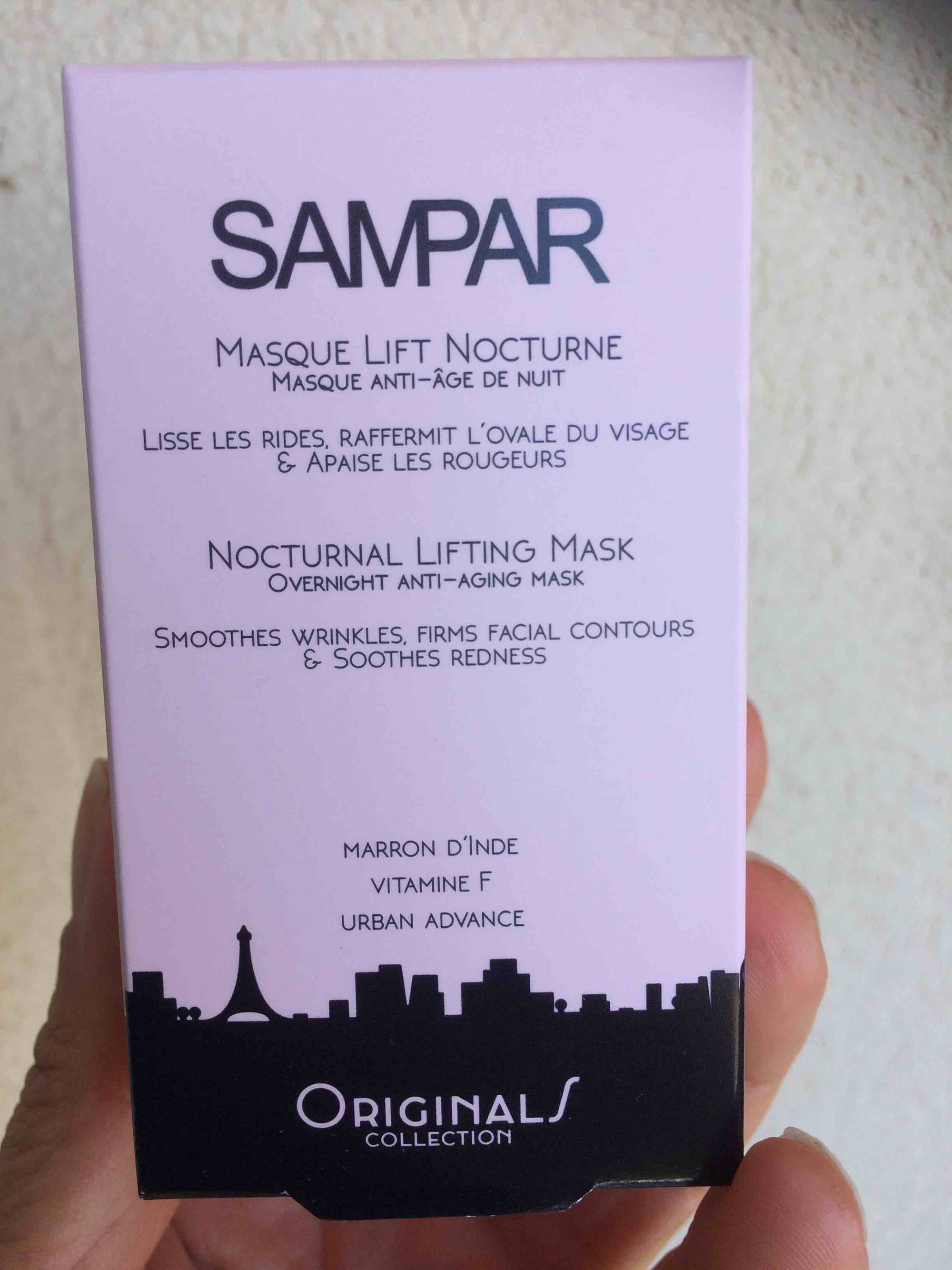 SAMPAR - Marron d'Inde - Masque lift nocturne