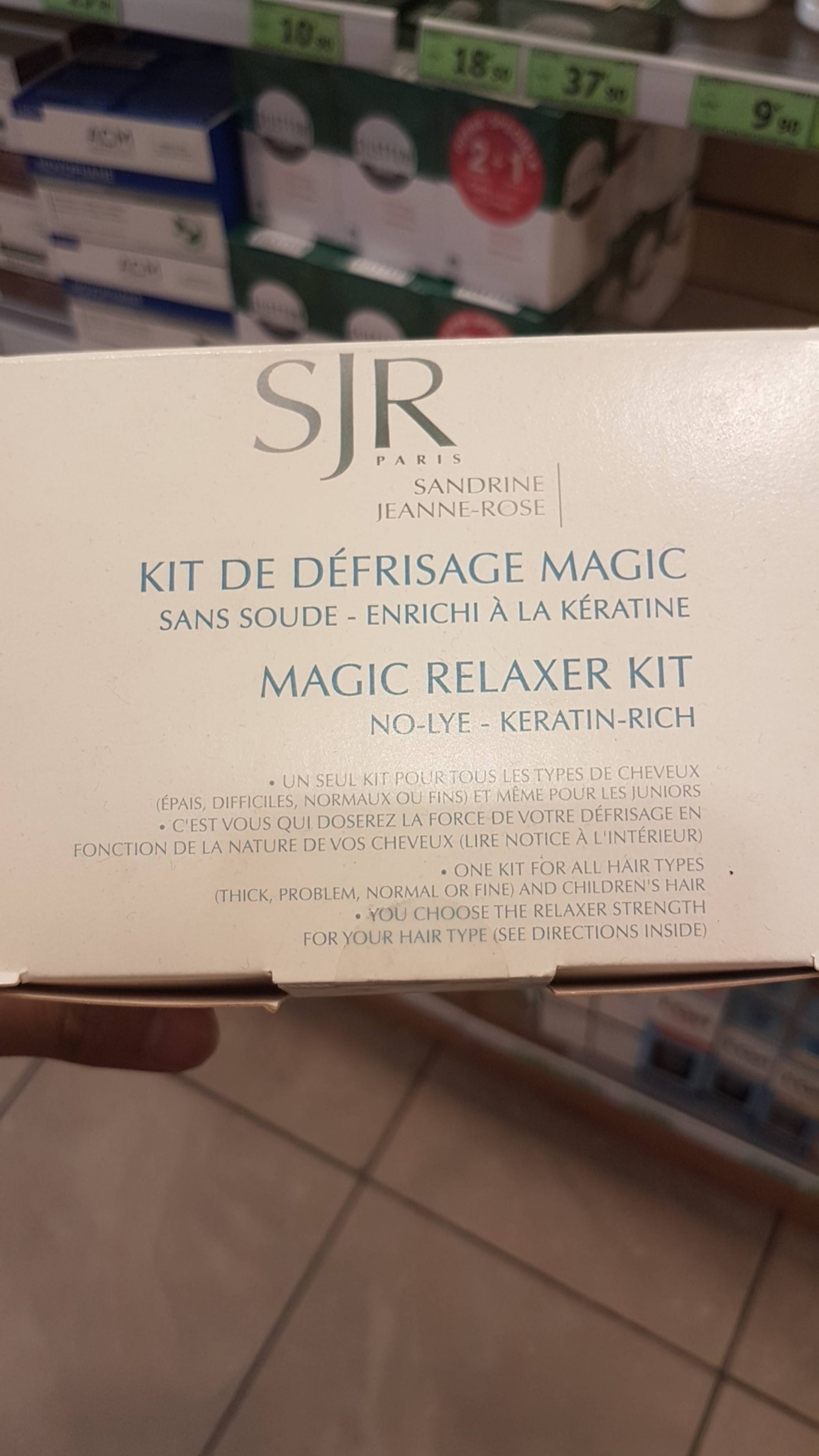 SJR - Kit de défrisage magic