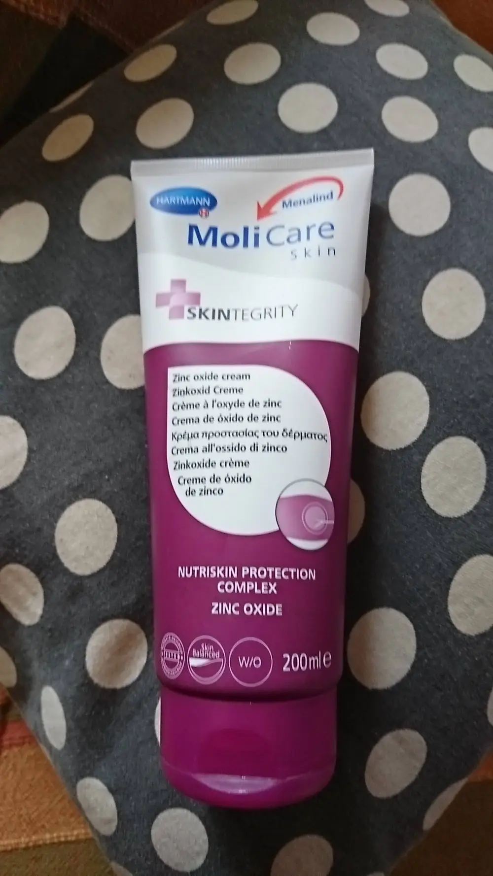 HARTMANN - Molicare skin - Crème à l'oxyde de zinc