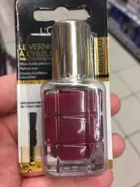 L'ORÉAL - Le vernis à l'huile par color riche 552 rubis folies