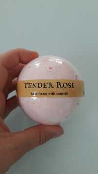 TENDER ROSE - Bath fizzer with confetti