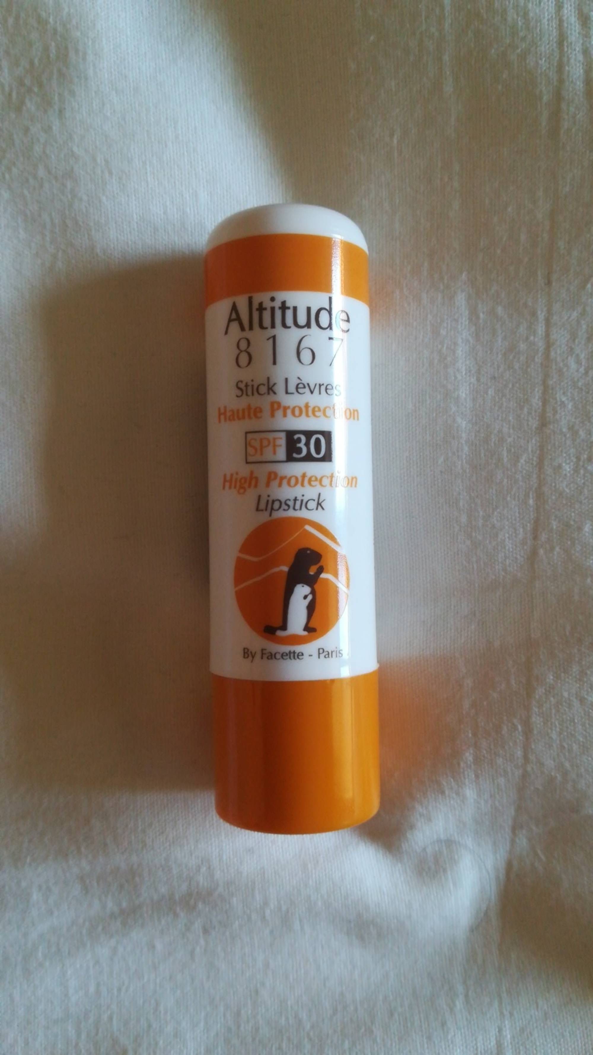 ALTITUDE 8167 - Stick lèvres haute protection SPF 30