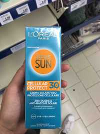 L'ORÉAL - Sublime sun - Crema solare viso protezione cellulare IP 30 alta