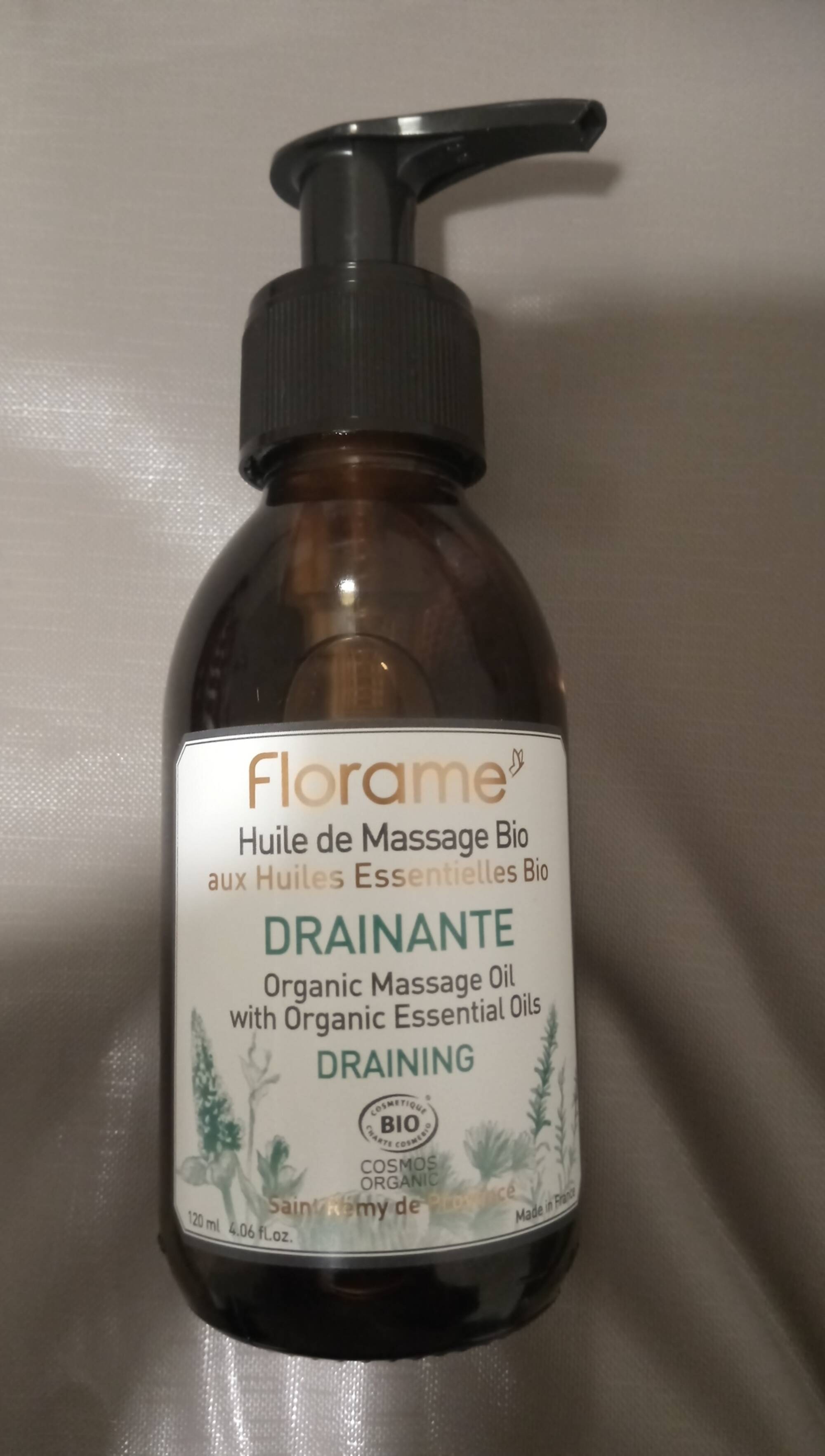 FLORAME - Drainante - Huile de massage bio