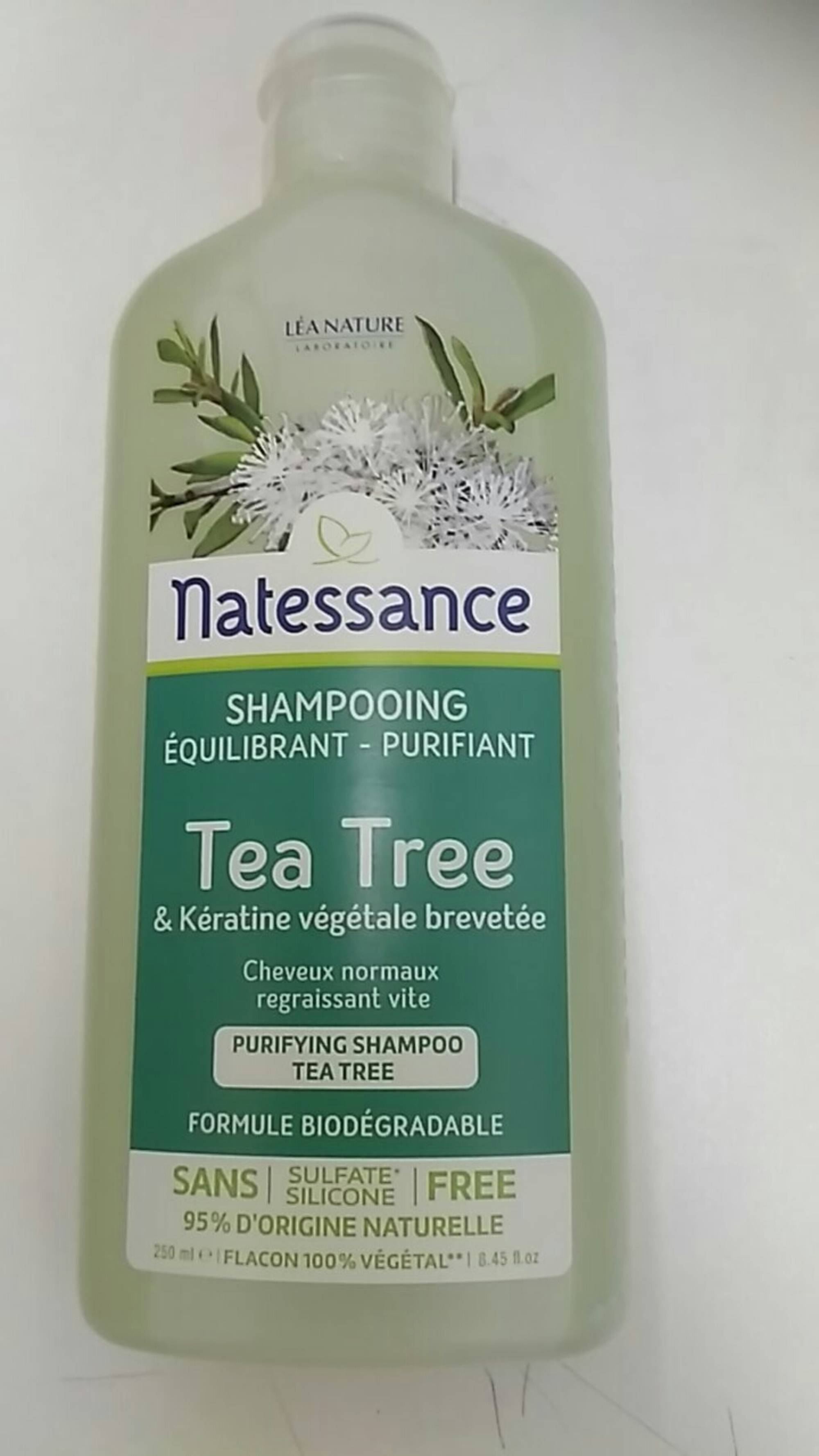 Composition NATESSANCE Tea tree - Shampooing équilibrant purifiant -  UFC-Que Choisir