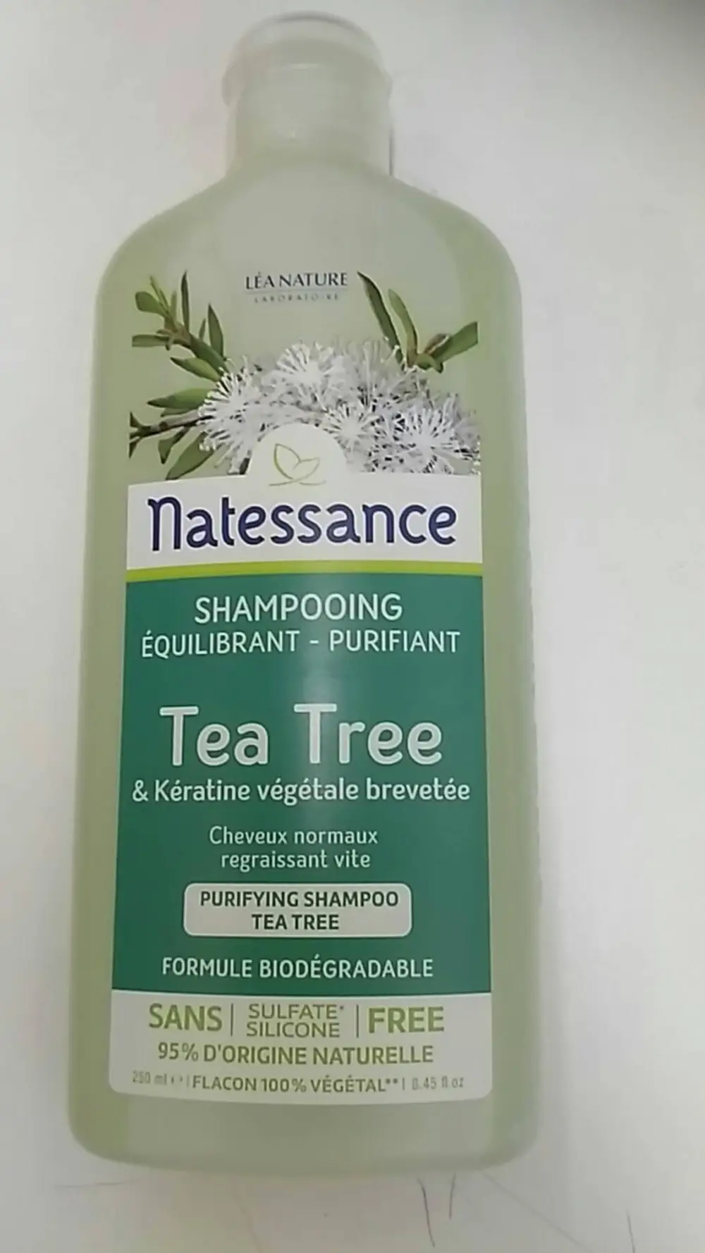 NATESSANCE - Tea tree - Shampooing équilibrant purifiant