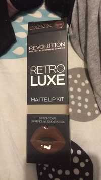 REVOLUTION MAKEUP - Retro luxe - Lip pencil & liquide lipstick