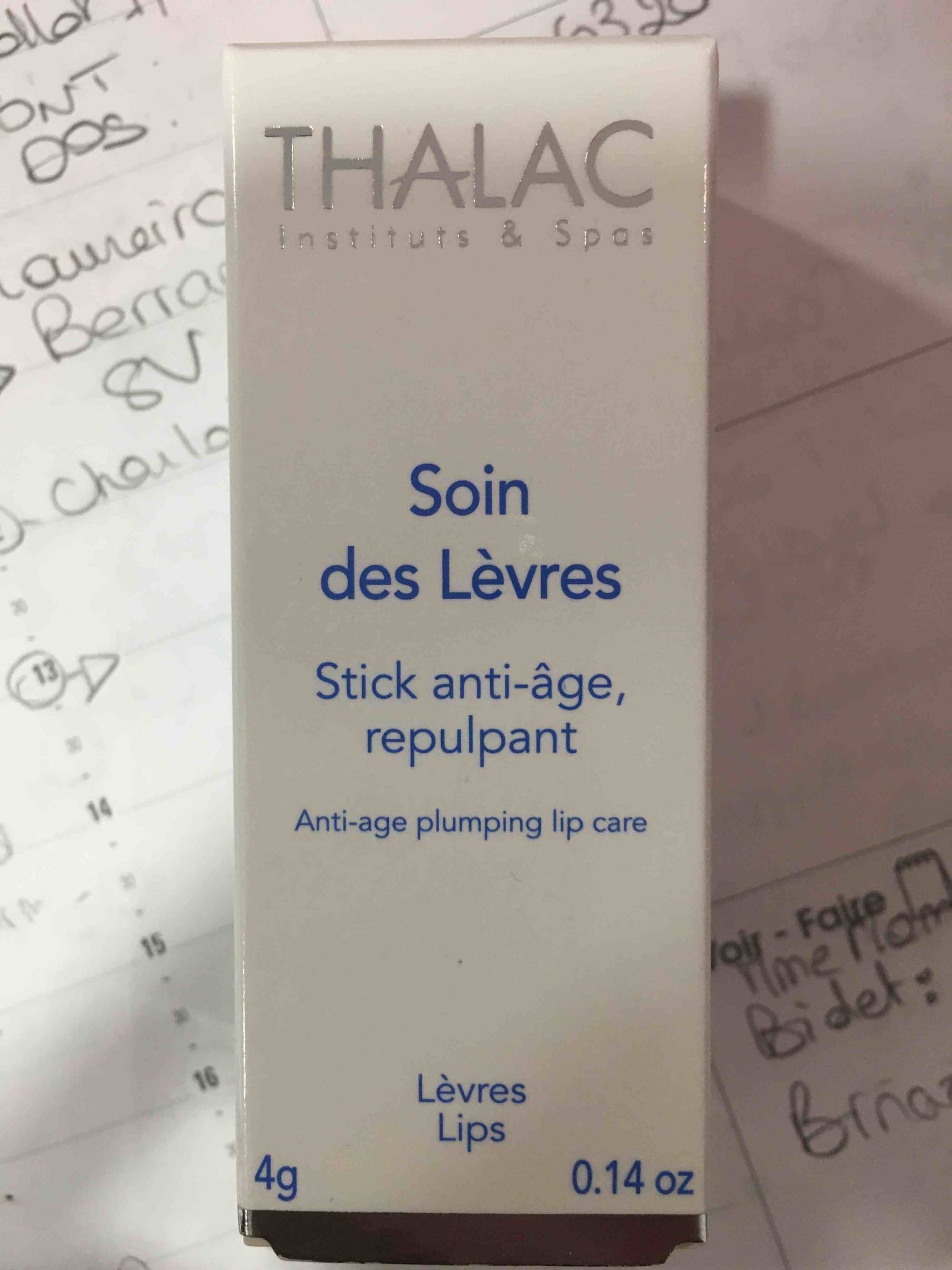 THALAC - Soin des lèvres - Stick anti-âge repulpant