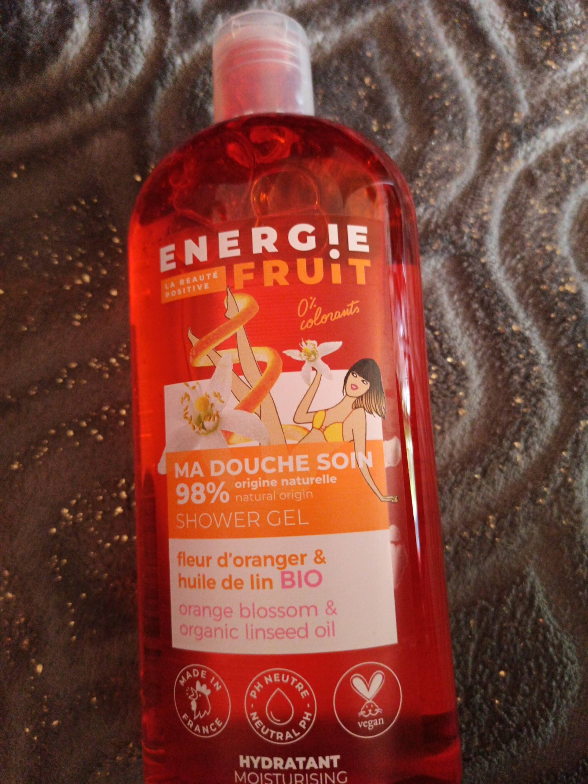 Gel douche & bain moussant fleur d'oranger et monoï - Energie Fruit - 500 ml