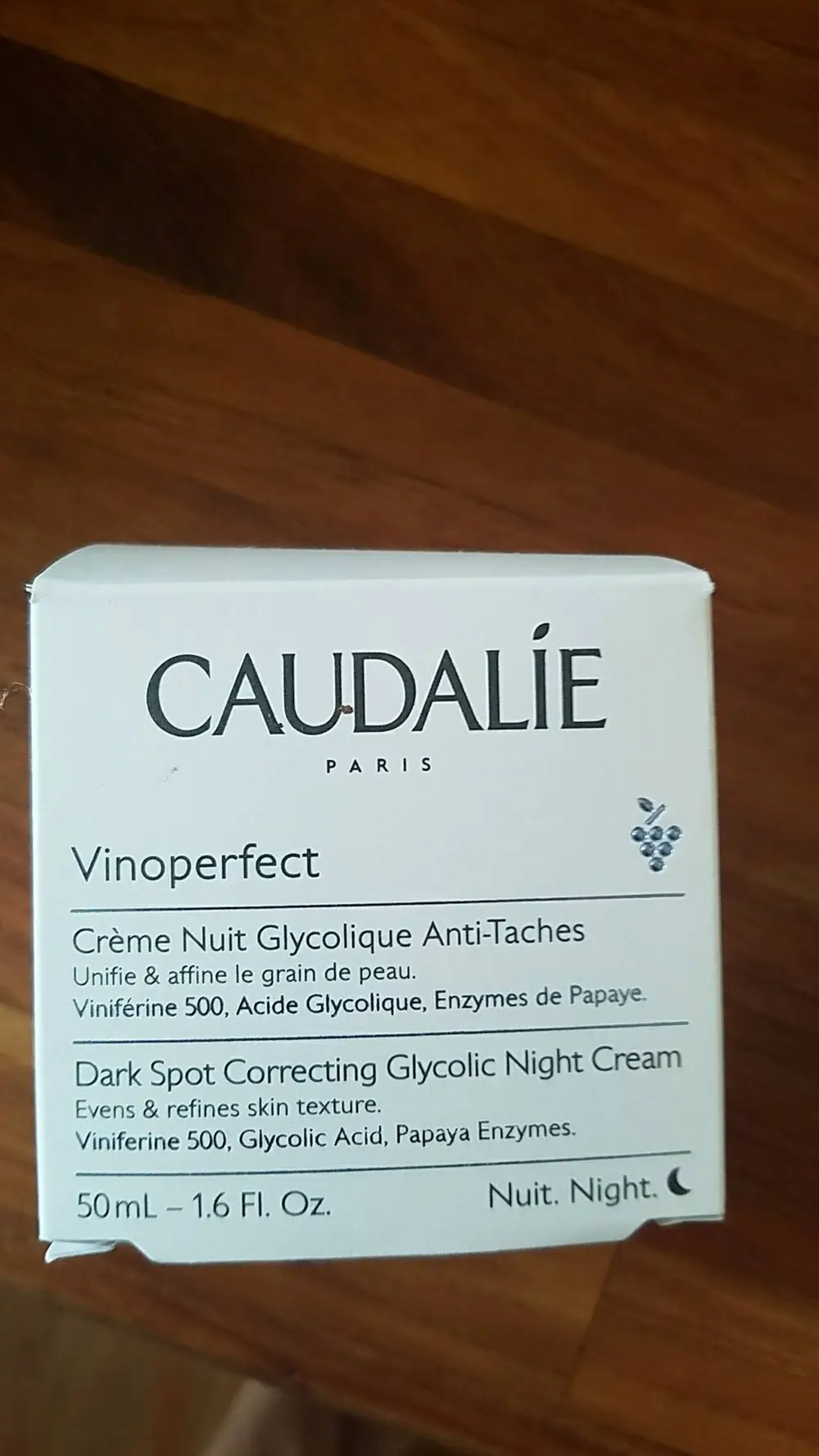 CAUDALIE - Vinoperfect - Crème nuit glycolique anti-tâches