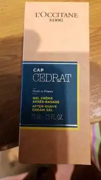 L'OCCITANE - Cedrat - Gel crème après-rasage