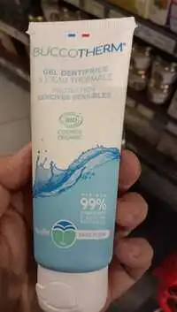 BUCCOTHERM - Gel dentifrice à l'eau thermale bio