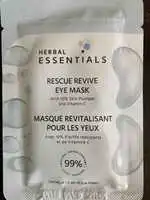HERBAL ESSENTIALS - Masque revitalisant pour les yeux