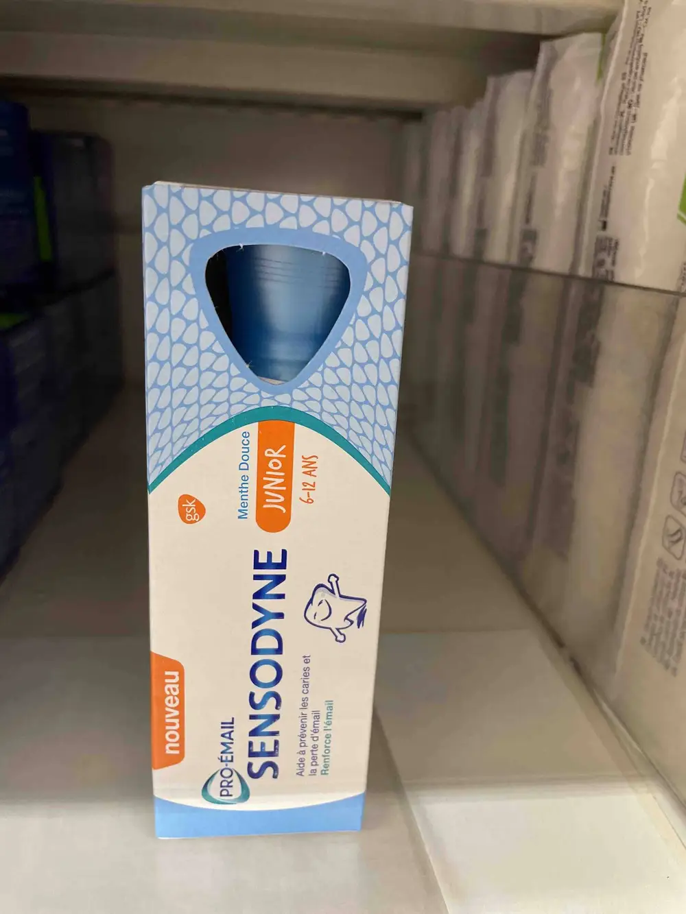 SENSODYNE - Pro-émail - Dentifrice junior 6-12 ans 