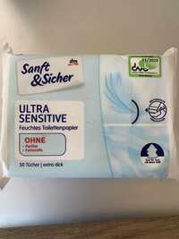 SANFT & SICHER - Feuchtes toilettenpapier ultra sensitive