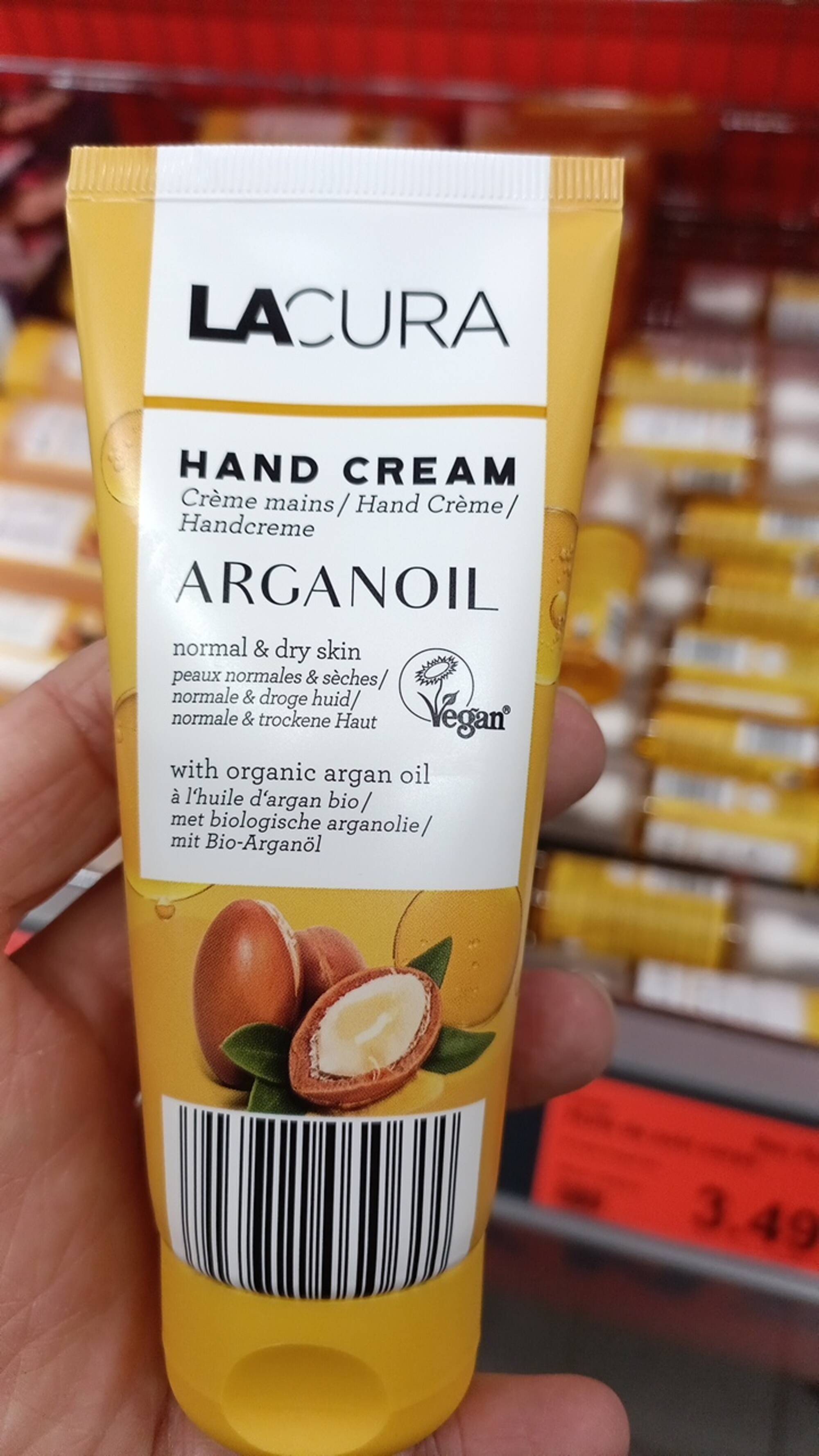 LACURA - Crème mains à l'huile d'argan bio