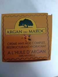 ARGAN DU MAROC - Crème anti âge complet à l'huile d'argan