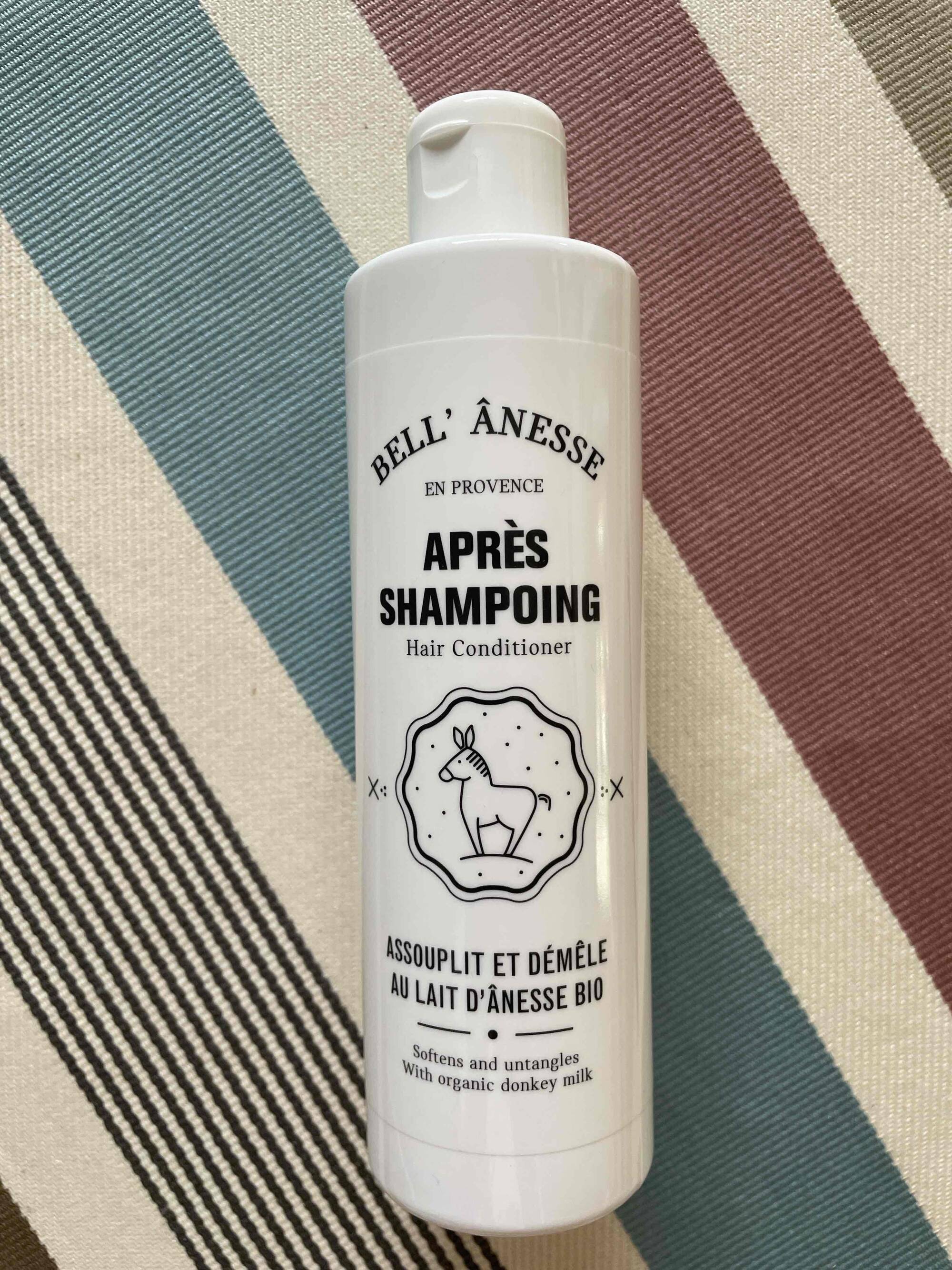 BELL'ÂNESSE EN PROVENCE - Lait d'ânesse bio - Après-shampoing 