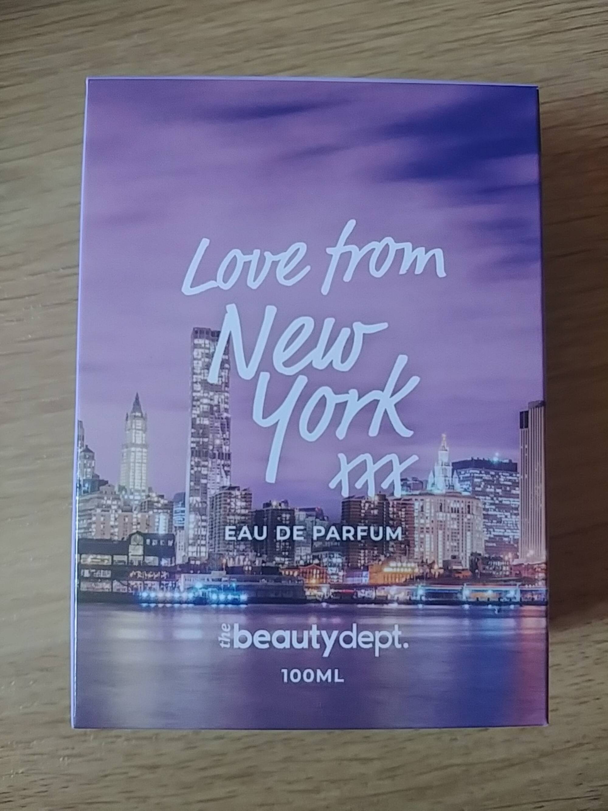 BEAUTYDEPT. - Love from new york XXX - Eau de parfum