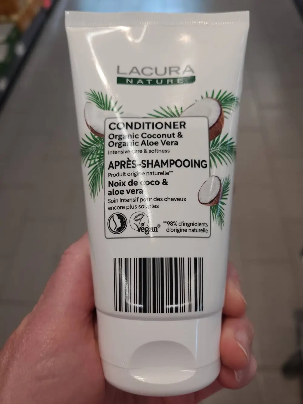 LACURA - Noix de coco & aloe vera - Après-shampooing