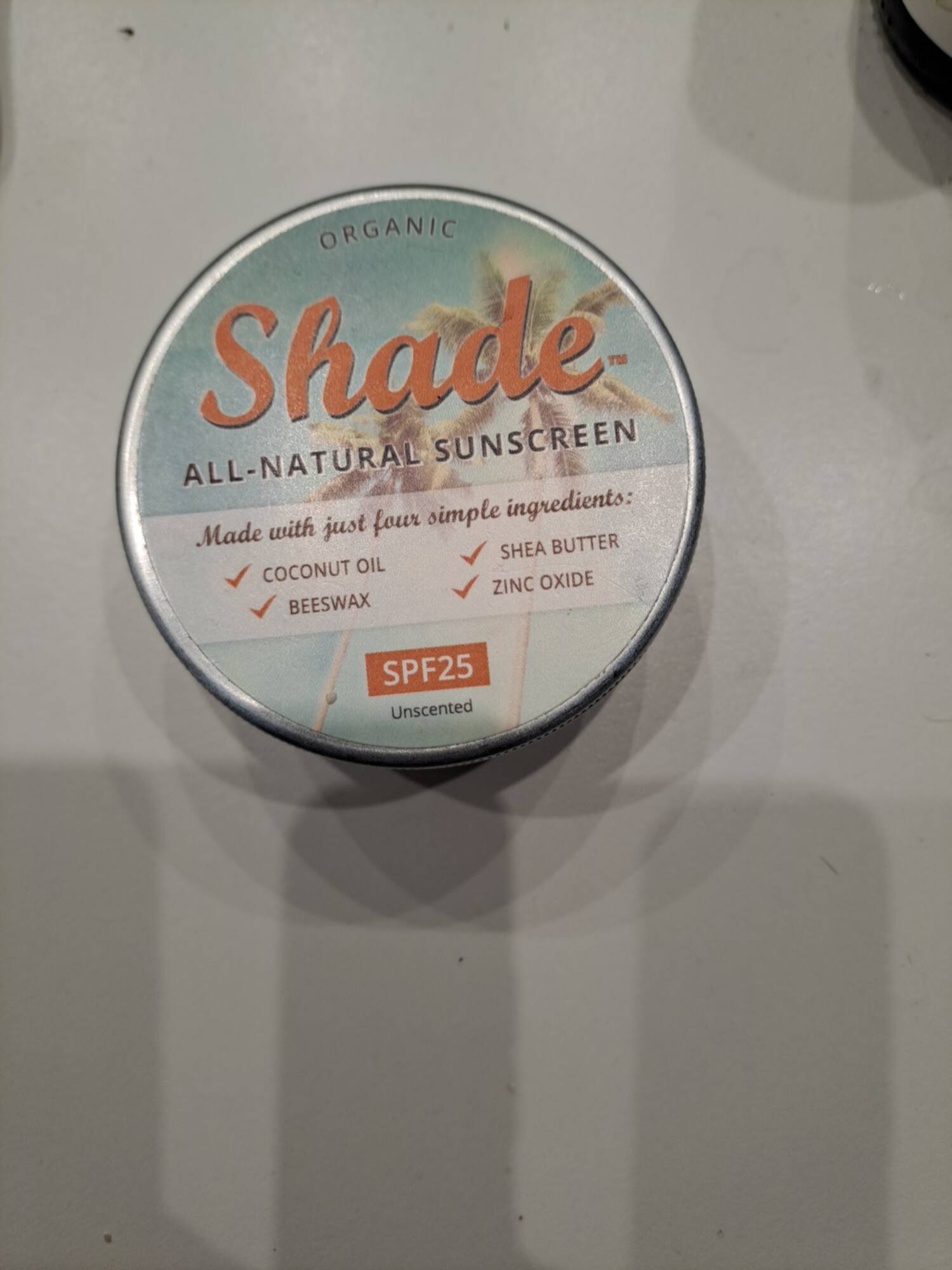 SHADE - All natural sunscreen SPF 25