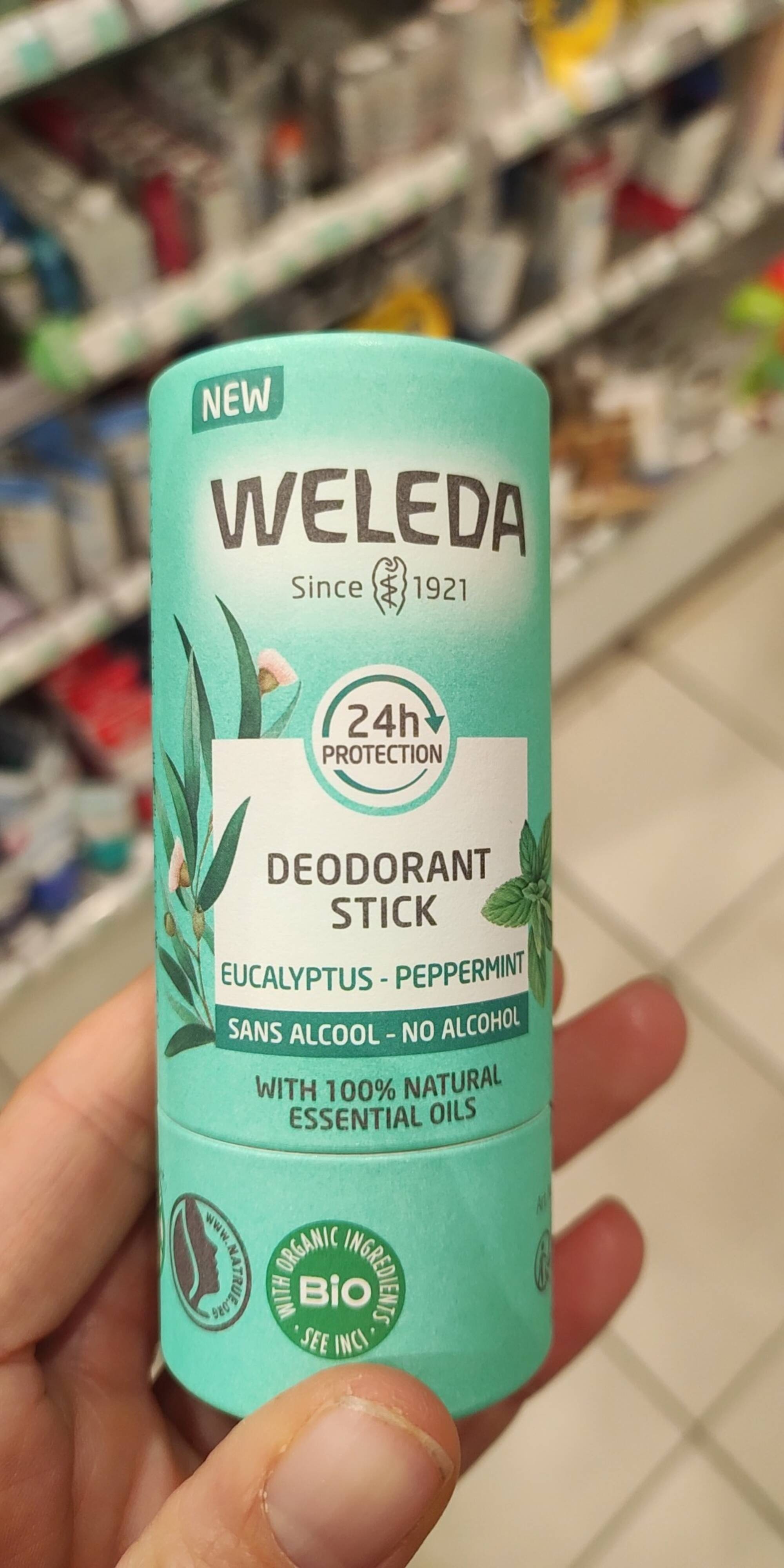 WELEDA - Déodorant stick 24h eucalyptus peppermint 