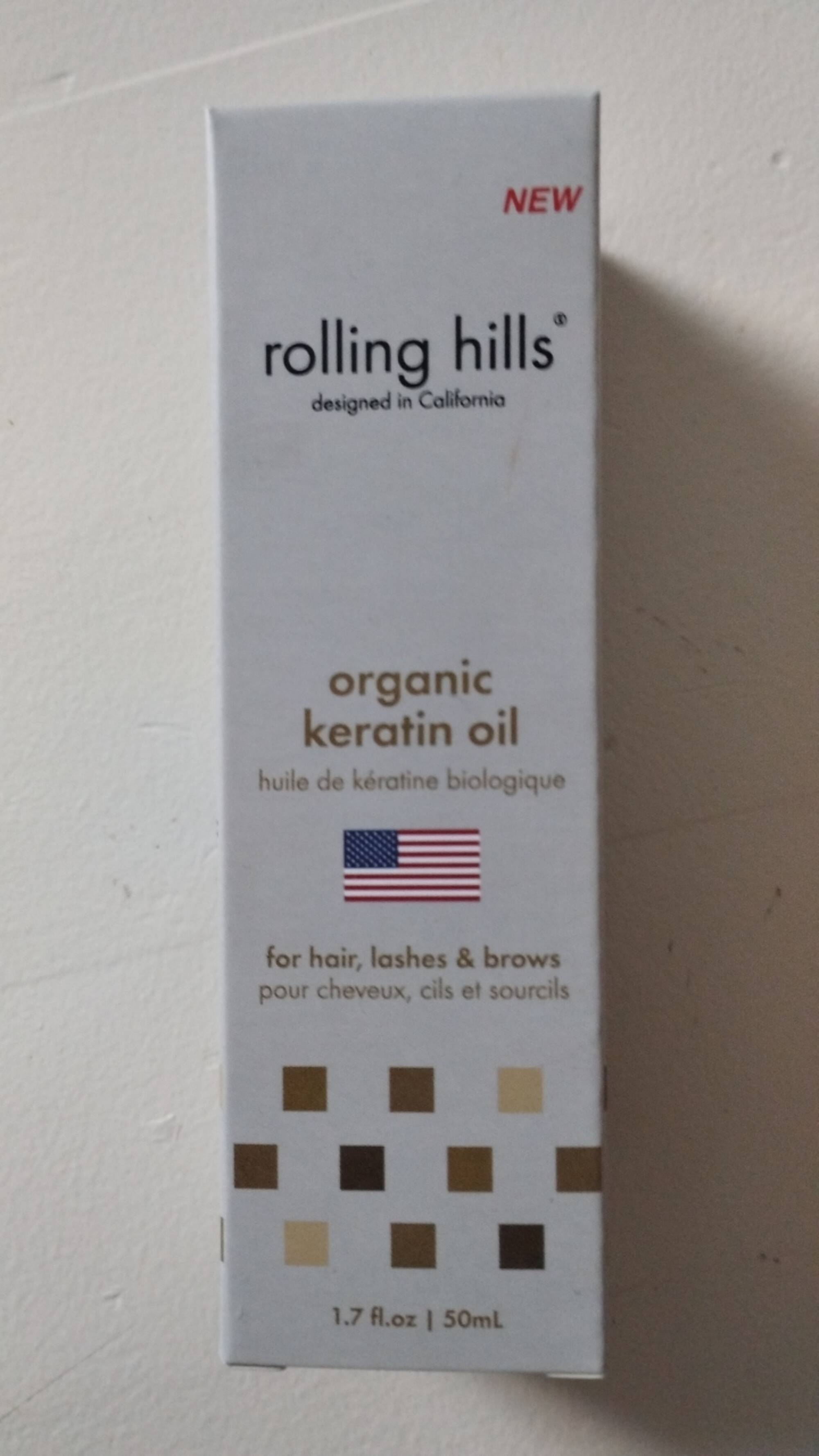 ROLLING HILLS - Organic kératine oil