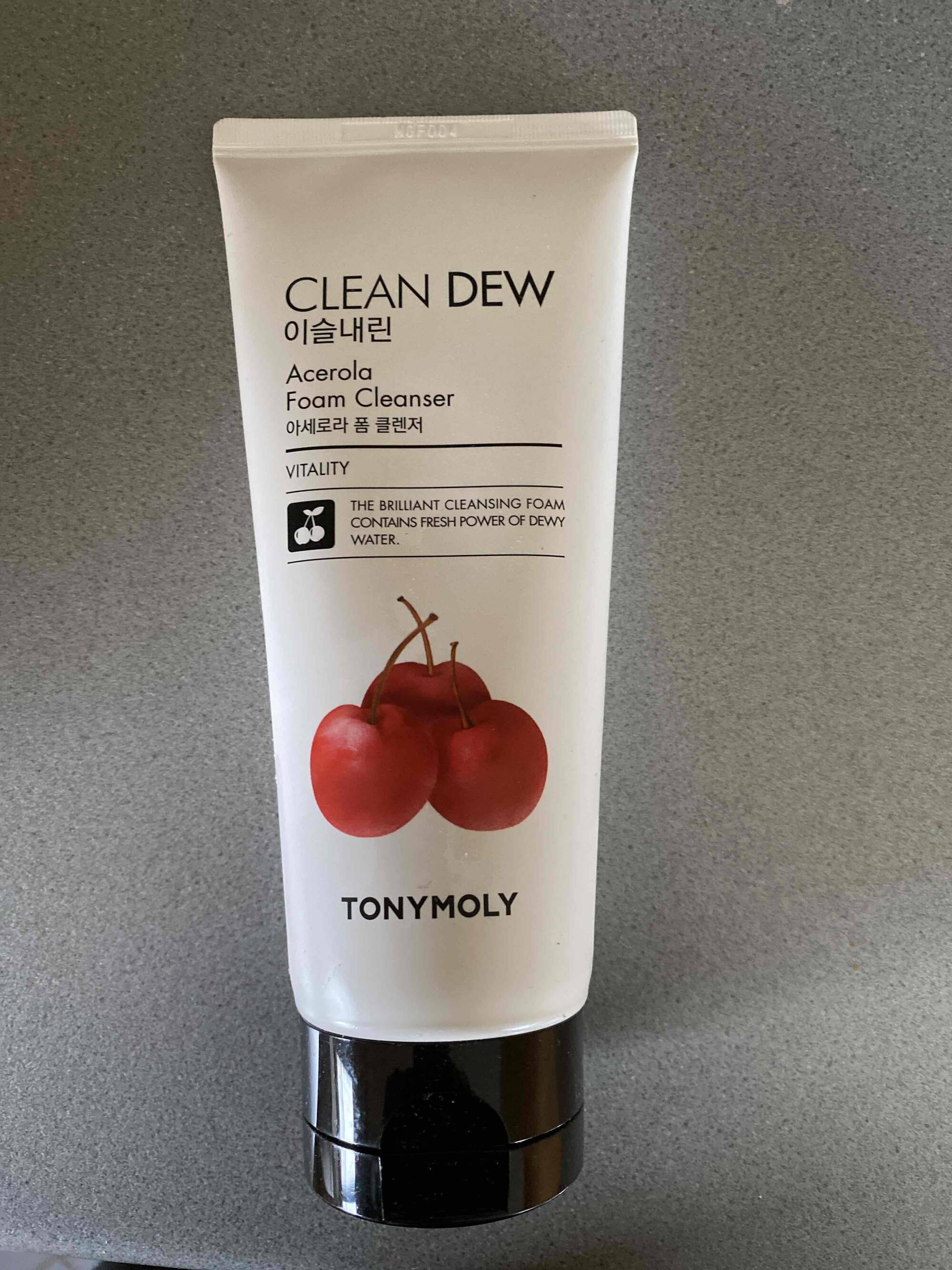 TONYMOLY - Clean dew - Acerola foam cleanser