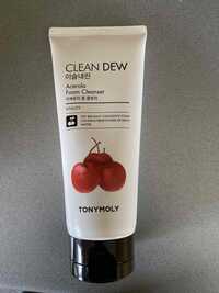 TONYMOLY - Clean dew - Acerola foam cleanser