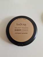 ISADORA - Velvet touch sheer cover - Compact powder 44 warm sand