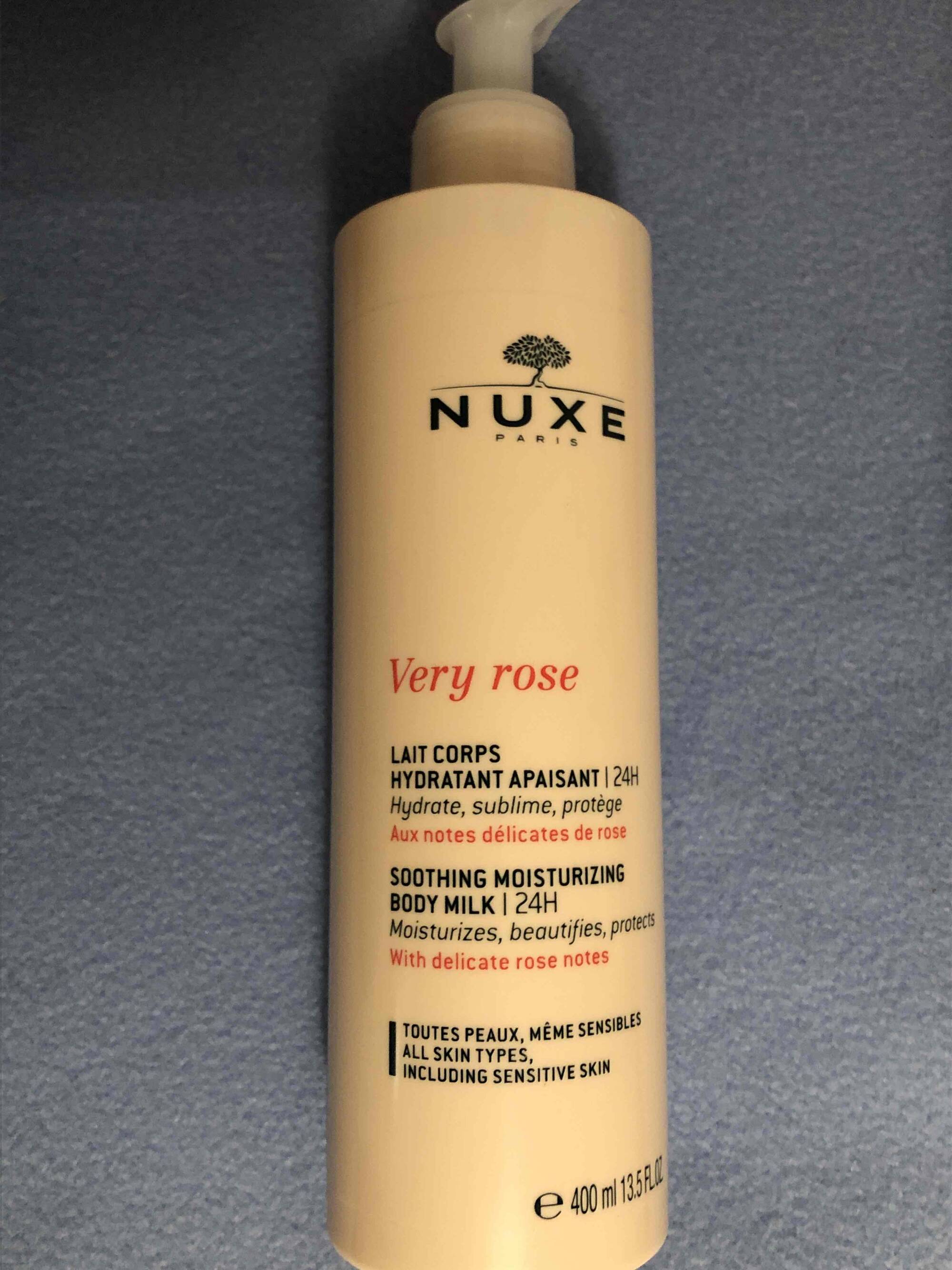 NUXE - Very rose - Lait corps hydratant apaisant 