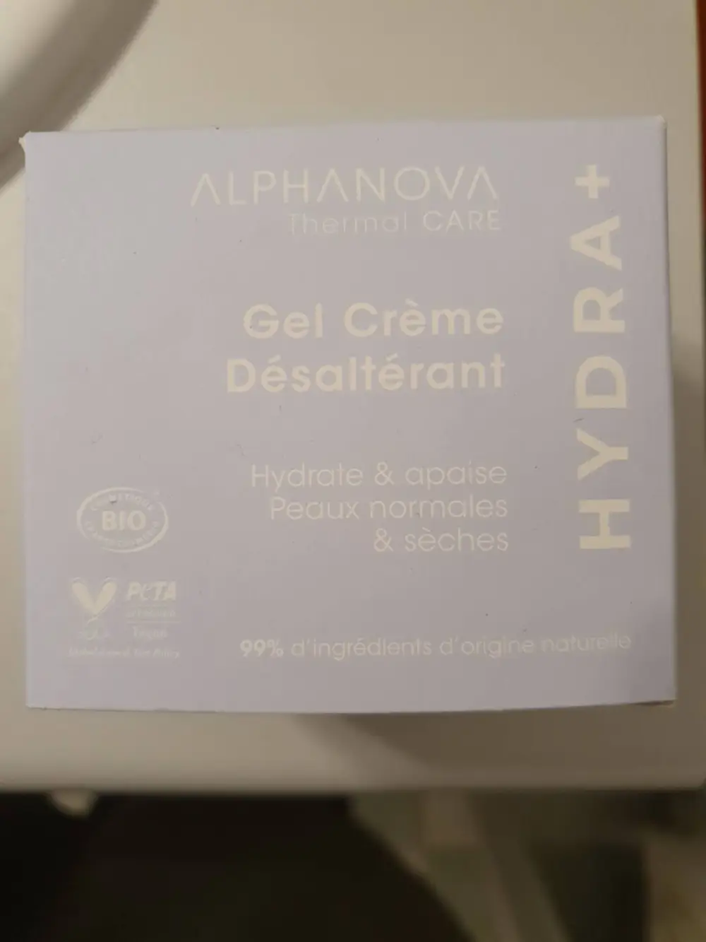 ALPHANOVA - Hydra+ - Gel-crème désaltérant