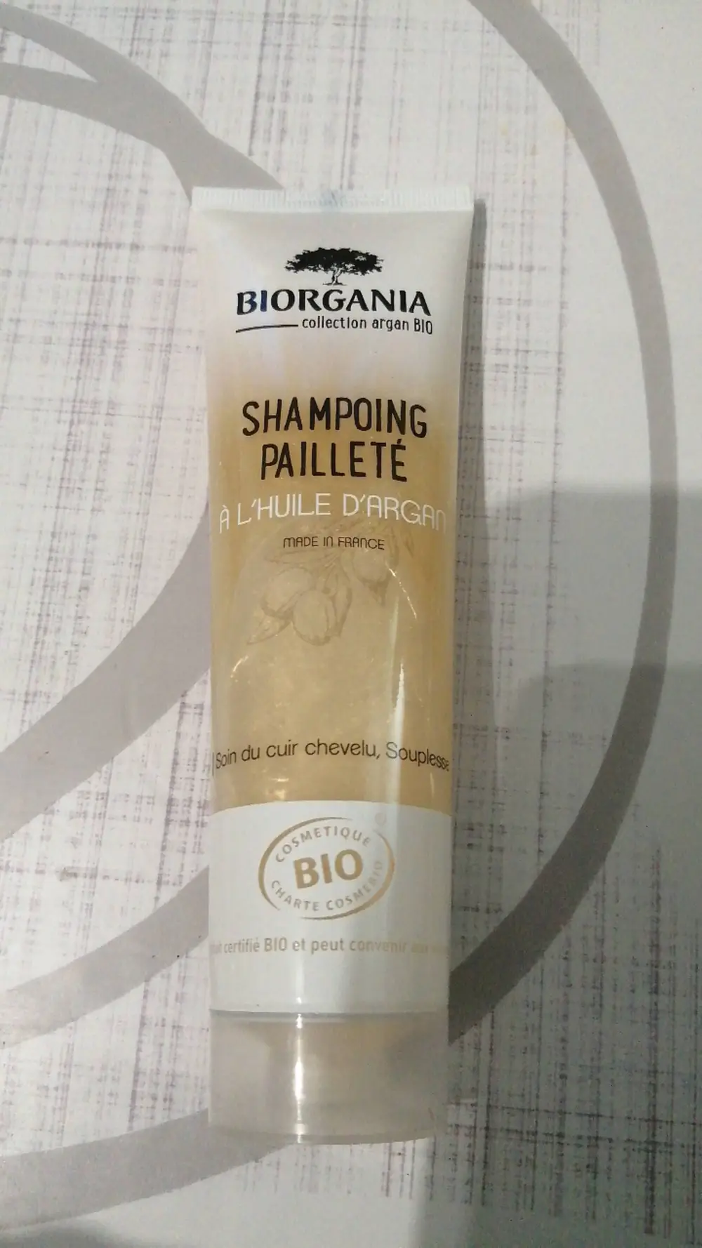 BIORGANIA - Shampooing pailleté à l'huile d'argan