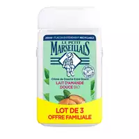 LE PETIT MARSEILLAIS - LE PETIT MARSEILLAIS Gel Douche bio extra doux lait d' amande douce LE PETIT MARSEILLAIS3x250ml