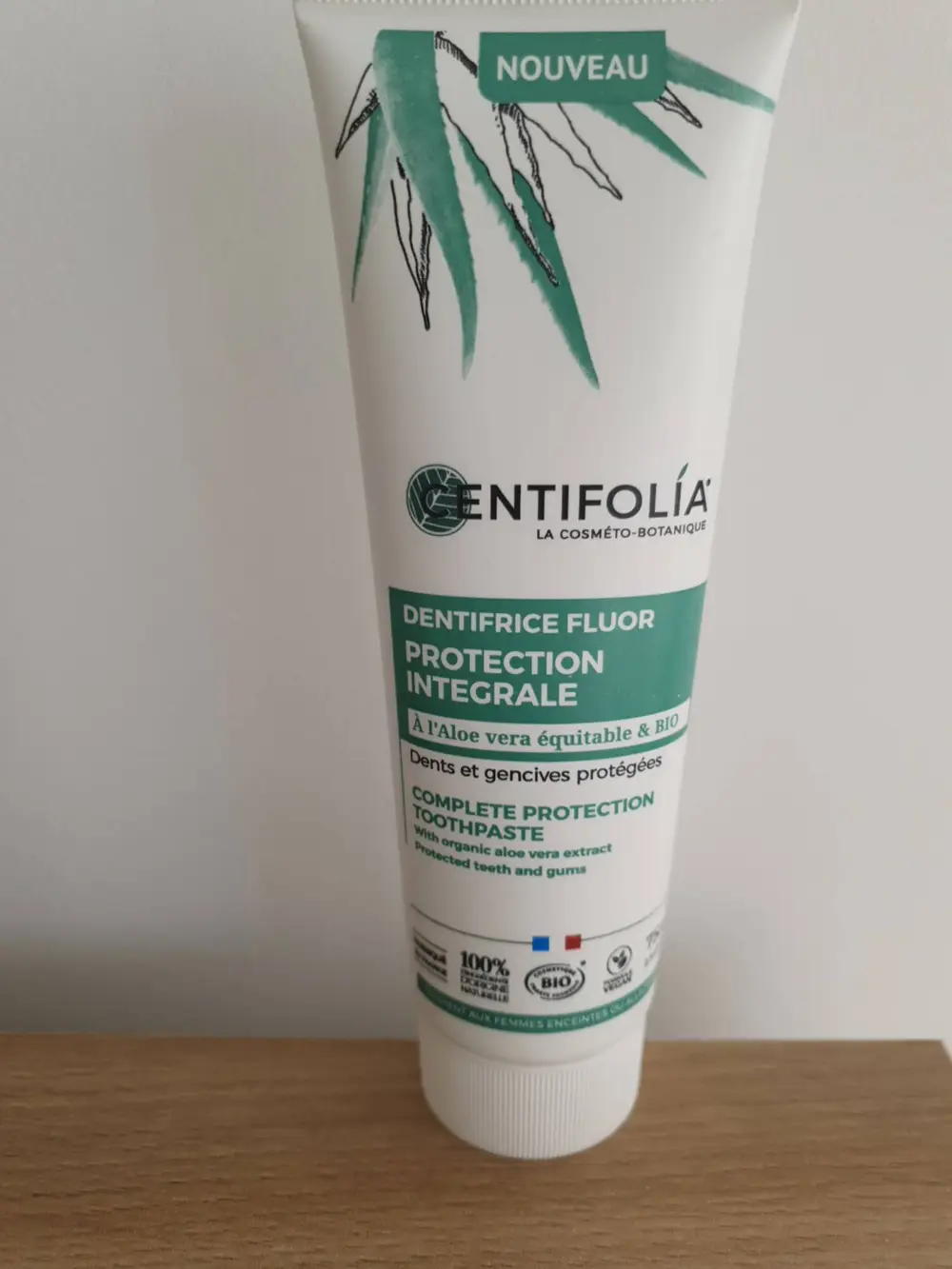 CENTIFOLIA - Dentifrice fluor protection integrale